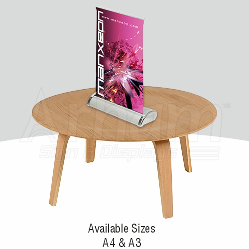 Table Top Roll Up Standee